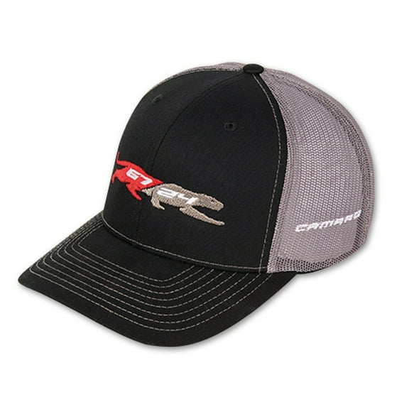 Camaro Panther 67/24 Black and Gray Mesh Hat - Adult Size
