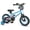 Blue, variant on OLAKIDS Kids Bike, 12 14 16 18 Inch Toddler Children BMX Bicycle with DIY Drawing Board Training Wheels Adjustable Seat Handbrake Coaster Brake Safety Bell