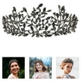 thumbnail image 4 of Weiweiguan 1 Pce Couronne Style Baroque Coiffure Délicate en Strass Décoration de Cheveux de Mariée, 4 of 7