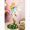 thumbnail image 3 of Ebros Fae Garden Meadows Blonde Fairy With Rainbow Lily Petals Dress & Gloves, 3 of 8