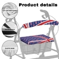 thumbnail image 5 of HELLHERO Flag of Australia Walker Covers Rollator Walker Seat Back Cover for Seniors Adult Stretchable Material Reusable for Protection Covers, 5 of 7