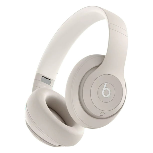 Beats Audífonos Inalámbricos con Diadema,Bluetooth,cancelación Activa de Ruido multimodo,Sonido de Alta resolución,40 Horas de reproducción,Carga rápida,Almohadillas Suaves,Beige