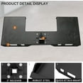 thumbnail image 4 of Dextrus 3/8" Thick Skid Steer Mount Plate with 2" Detachable Trailer Hitch Receiver Attach pallet fork, 4 of 7
