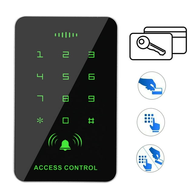 Con función de timbre con control de acceso con etiqueta de 5 teclas control de acceso RFID edificios públicos para control de acceso a casas fábrica