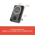 thumbnail image 7 of RadioShack 10,000 MAH 3 in 1 Magnetic Power Bank and Portable Charger With Foldable Stand For Smart Phone and Smart Watch 2309285, 7 of 7