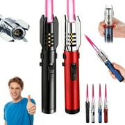 Blazara Lighter, Blazara Electric Lighter, Plasma Lighters Electric, Windproof Rechargeable Plasma Lighterz, Outdoor Straight Flame for Camping Portable, Lightsaber Lighters Torch(2PCS E1)