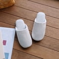 thumbnail image 7 of Fesfesfes Women Winter Warm Slippers Indoor Winter Indoor Warm Household Cotton Mop Floor Non-slip Mute Lightweight Cotton Slippers Cloth Cotton Slippers 6.5-7(38-39), 7 of 7