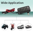 thumbnail image 4 of Cargador de batería Vemote 12V/6V para coche y moto, 4 of 7