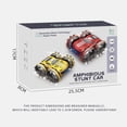 thumbnail image 3 of Vehículos de control remoto anfibios de doble cara 2.4G 4WD Impermeable RC Stunt Car, 3 of 6