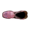 thumbnail image 6 of Roper Girls Southwest Glitter Square Toe Cowboy   Mid Calf Boots, 6 of 7