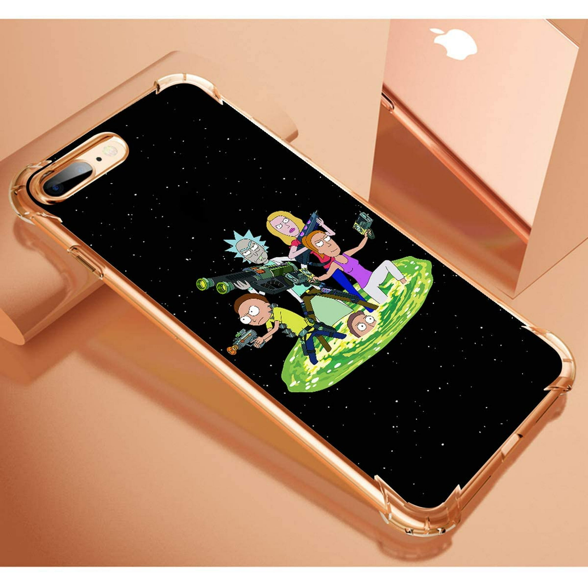 Bqhagfte For Iphone 7 Plus/8 Plus Case Cartoon Character Funny Cute Fun Tpu Design Cover For Girls Women Teen, Fashion Cool Unique Aesthetic Clear Cas