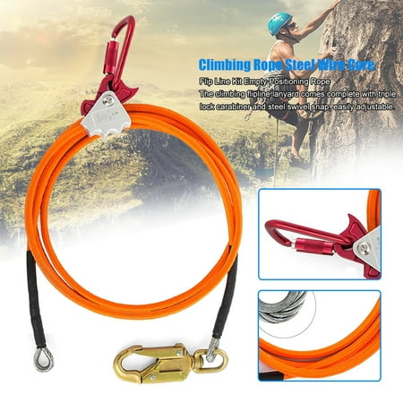 

Arbor Climbing Rope Steel Wire Core Flip Line Kit Empty Positioning Rope for Arborists Climbers Tree Climbers Locator Installation