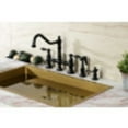 thumbnail image 2 of Kingston Brass SD7600MB Curved Nozzle Metal Soap/Lotion Dispenser, Matte Black, 2 of 5