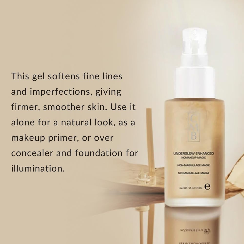 Color Me Beautiful Underglow Gel-Based Face Primer for Dewy - Smoothing & Glowing Skin Gel for Women