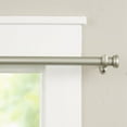 thumbnail image 2 of Decopolitan 27941-72ES 7/8-Inch End Cap Curtain Rod Set, 72 to 144-Inch, Black Espresso, 2 of 3