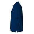 thumbnail image 3 of A4 Solid Interlock Polo For Men in Navy | N3261, 3 of 3
