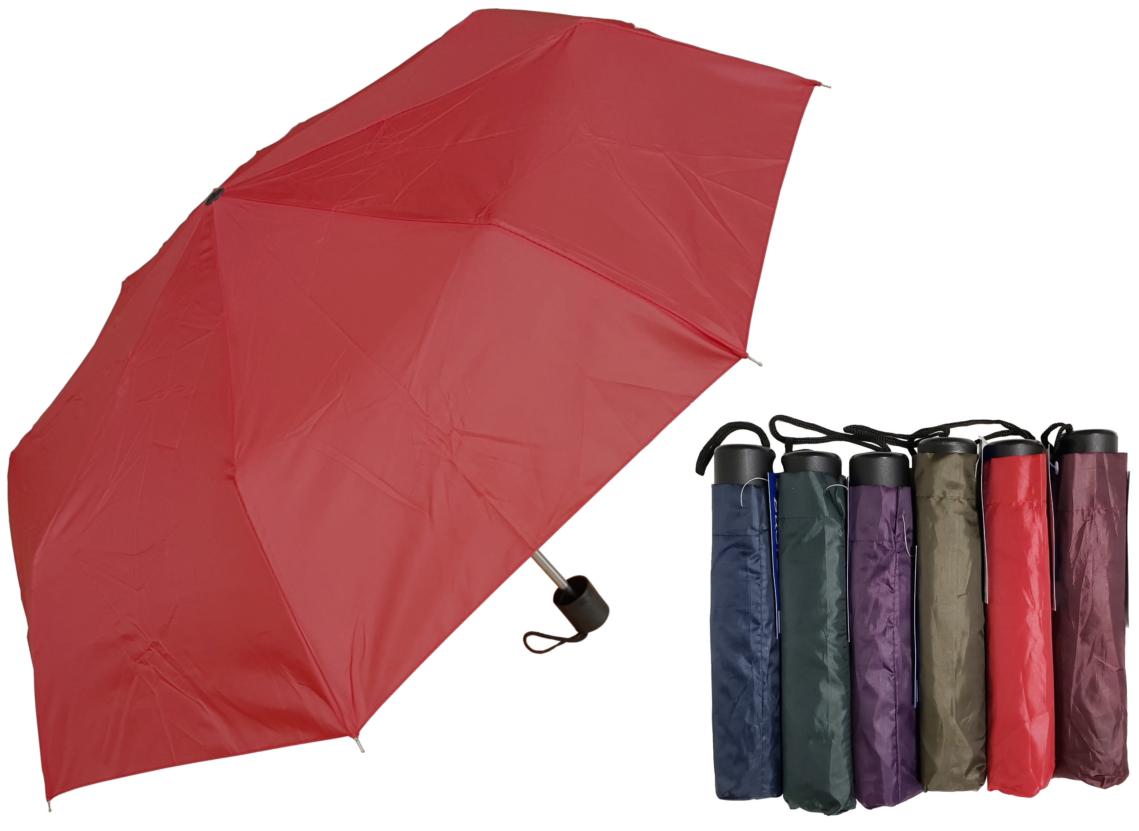 44" Arc Color-Changing Butterfly Auto-Auto Mini Umbrella-RainStoppers Rain/Sun 