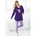 thumbnail image 5 of Dreams & Co. Plus Size 2-Piece Pj Legging Set, 5 of 6