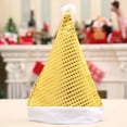 thumbnail image 3 of Five Colors Santa Claus Sequins Hats Caps Christmas Decor Hat Adult Hats Xmas New Year's Gifts Home Party Supplies Navidad 2018, 3 of 5
