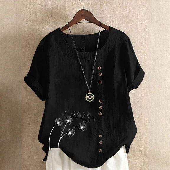 Pohista Plus Size Tops for Women Dressy Womens T Shirts V Neck Women's Blouses & Button-Down Shirts Short Sleeve Workout Tops for Women Loose orders placed by me recently