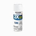 thumbnail image 3 of (2 pack) White, Rust-Oleum American Accents 2X Ultra Cover Gloss Spray Paint-327874, 12 oz, 3 of 12