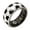 Black/White, variant on Wrongduck Football Fitness Tracking Ring for Men Women Soccer Activity Ring Waterproof No Subscription for iOS Android