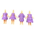 thumbnail image 3 of Ropa para muñecas de niña Baoblaze accesorios de ropa corporal regalo de cumpleaños violeta claro, 3 of 8