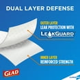 thumbnail image 5 of Glad Reinforced Strength Tall Kitchen Drawstring Trash Bags, 13 Gallon, 100 Bags, 5 of 11