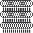 thumbnail image 1 of 40 Pcs Curtain Hooks, 1.5 inch Curtain Rings, Rustproof Curtain Rings with Clips, Metal Solid Curtain Clips with Rings, Decorative Vintage Curtain Hooks for Drapes, 1 of 7