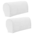 thumbnail image 1 of Velvet Sofa Armrest Covers Polyester Arm Covers Couch Armchair Slipcovers with Pins Anti-Slip Washable Detachable -, 1 of 7