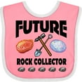 thumbnail image 3 of Inktastic Future Rock Collector Boys or Girls Baby Bib, 3 of 4