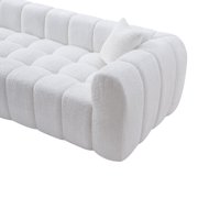 FFZ 102.7 inch Oversized Marshmallow Cloud Sofa, White