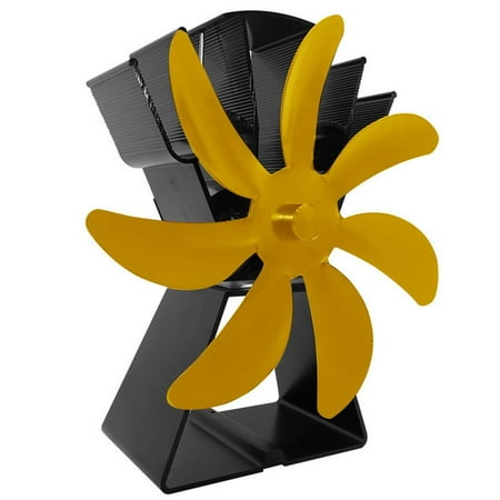 

Stove Fan | Fireplace Fan With 7 Blades | Heat Powered Stove Fan With Thermometer Fireplace Fan Low Noise Operation For Wood Wood Stove Fireplace Without Power