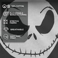 thumbnail image 4 of Women's The Nightmare Before Christmas Halloween Jack Skellington Big Face Graphic Tee Black Medium, 4 of 9