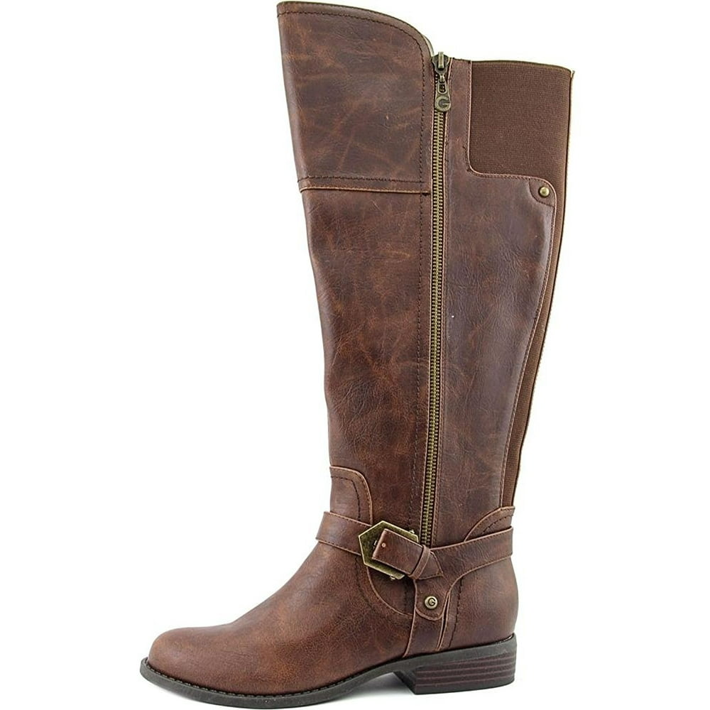 Adidas G by Guess Womens HAILEE Leather Closed Toe Knee High Riding