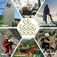 thumbnail image 5 of Llaveros con anilla en D de aluminio, clips para senderismo, Camping, pesca y uso al aire libre, 5 of 5
