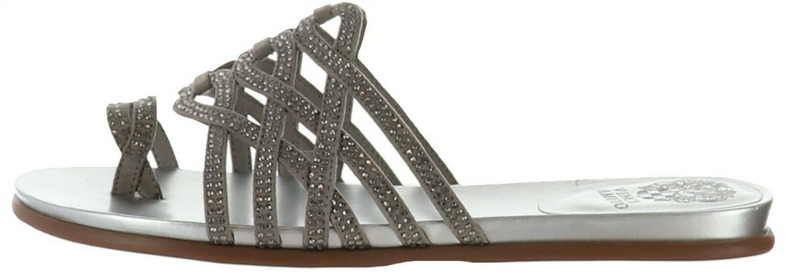 vince camuto silver flats