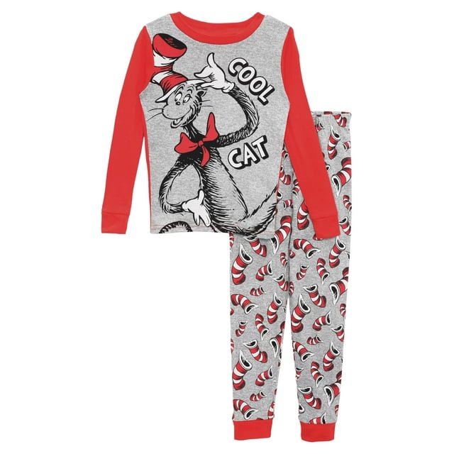 Dr. Seuss Pyjama Garçon Enfants Pantalon en Coton et Haut Amusant Tenue de Nuit
