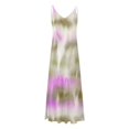thumbnail image 3 of WILLBEST Vestidos Casuales para Mujer con Curvas Vestido Largo Informal de Verano sin Mangas con Estampado para Fiesta y Verano Extra Grande, 3 of 3