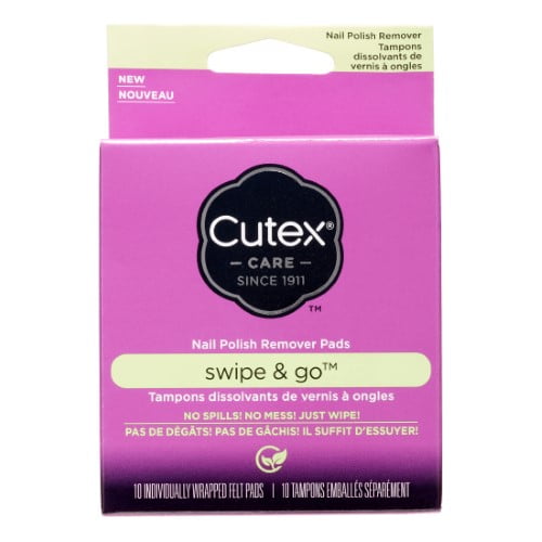 Cutex Swipe and Go Nail Polish Remover Pads (Pack of 2)