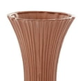 thumbnail image 5 of DecMode 20" Ribbed Orange Ceramic Vase, 5 of 9