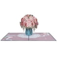 thumbnail image 5 of Pink Roses Pop Up Card, 5 of 9