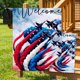 thumbnail image 5 of Independence Day Garden Flag Arrival Digital Printed Linen Flag Outdoor Yard Decoration, 5 of 6