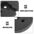 thumbnail image 3 of TABLZONE 2Pcs Basic Lamp Base Black Weight Round For Stability Enhancement Indoor Use, 3 of 8