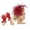 Burgundy, variant on YIGSECU Elegant Lace Veil Fascinator Hat and Wrist Lace Gloves Set Hair Decoration for Bridal Weddings Party and Receptions