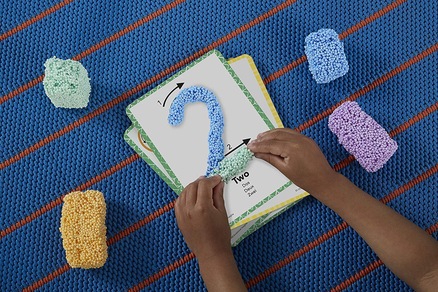Educational Insights Playfoam Shape & Learn Numbers Set, Preschool Math Toy, Ages 3+