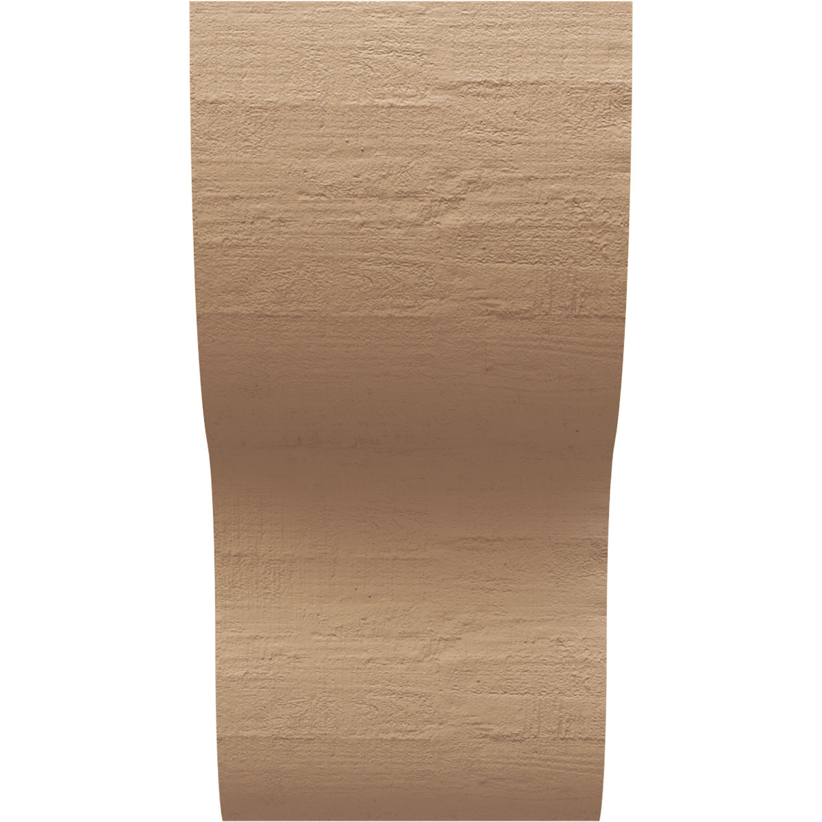4"W x 4"D x 8"H Wide Greensboro Rough Cedar Woodgrain TimberThane Corbel, Primed Tan