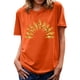 thumbnail image 2 of Camisetas de Manga Corta para las Mujeres Impresas Cuello Redondo Camiseta, Blusa Suelta de Poliéster Casual para el Trabajo, Diario Y Primavera Invierno, 2 of 4