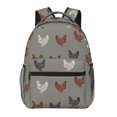 thumbnail image 1 of Fotbe Rooster Mochila Casual con Estampado para Escuela, Viajes y Actividades al Aire Libre - Duradera, Ligera y Cómoda, 1 of 5