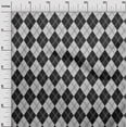 thumbnail image 3 of oneOone Polyester Spandex Black Fabric Check Argyle Sewing Craft Projects Fabric Prints By Yard 56 Inch Wide, 3 of 4